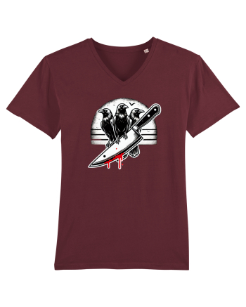 „A murder of crows” Burgundy