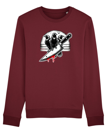 „A murder of crows” Burgundy