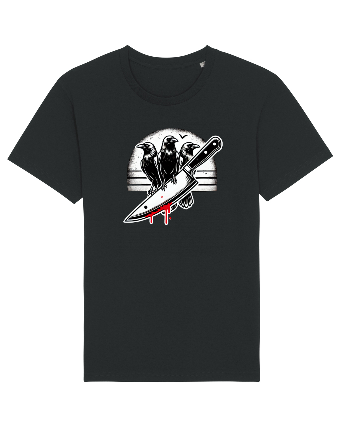 Tricou mânecă scurtă Unisex Rocker Black