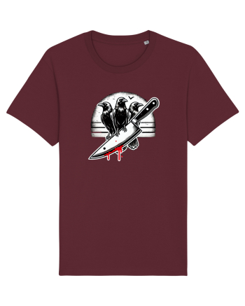 „A murder of crows” Burgundy
