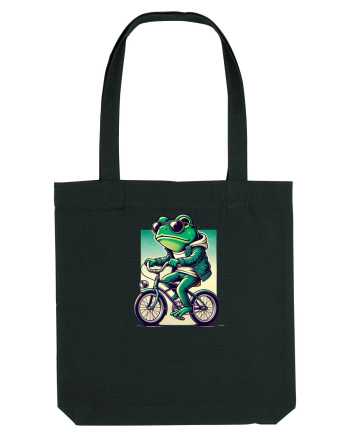 Riding frog Black