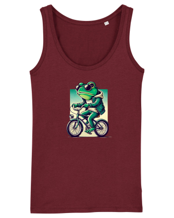 Riding frog Burgundy