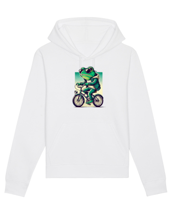 Riding frog White
