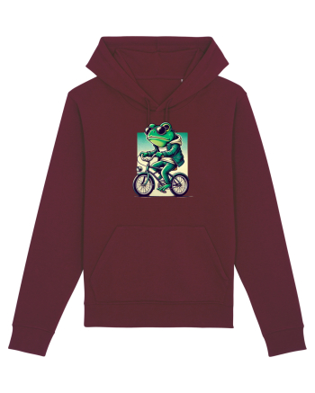 Riding frog Burgundy