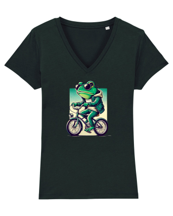 Riding frog Black