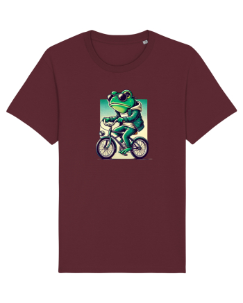 Riding frog Burgundy