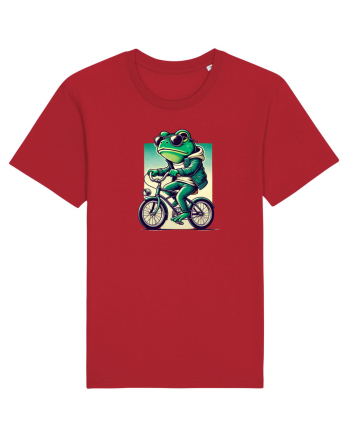 Riding frog Red