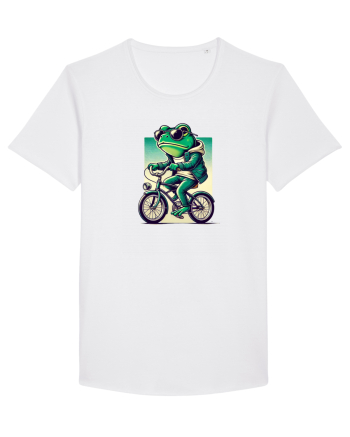 Riding frog White