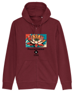 „Procrastination & Chill” Hanorac cu fermoar Unisex Connector