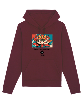 „Procrastination & Chill” Burgundy