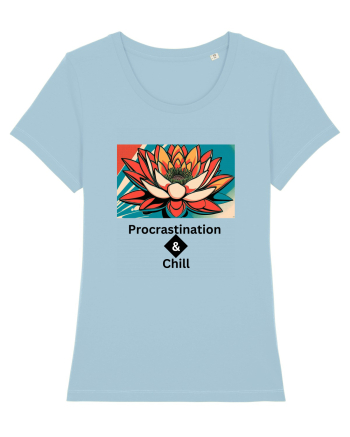 „Procrastination & Chill” Sky Blue
