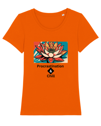 „Procrastination & Chill” Bright Orange