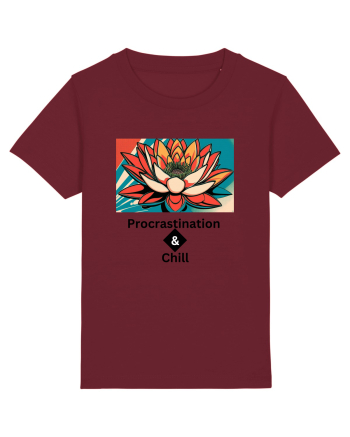 „Procrastination & Chill” Burgundy