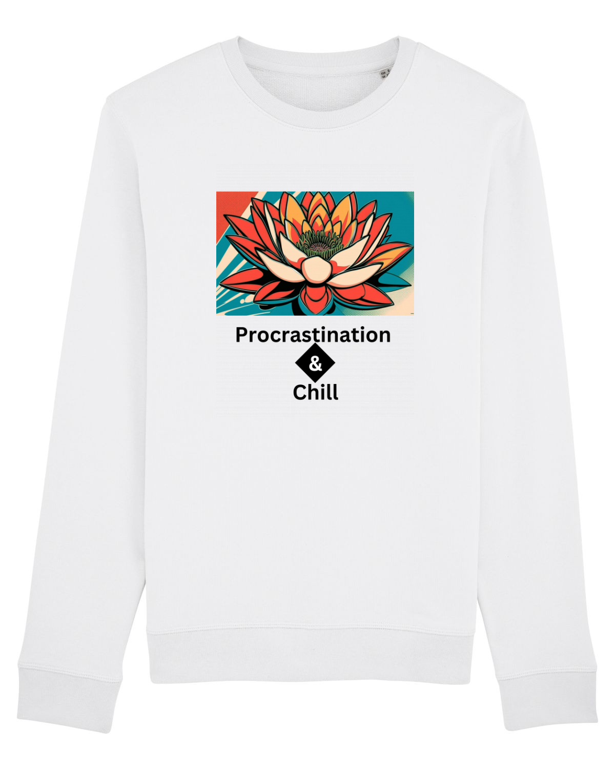 Bluză mânecă lungă Unisex Rise White