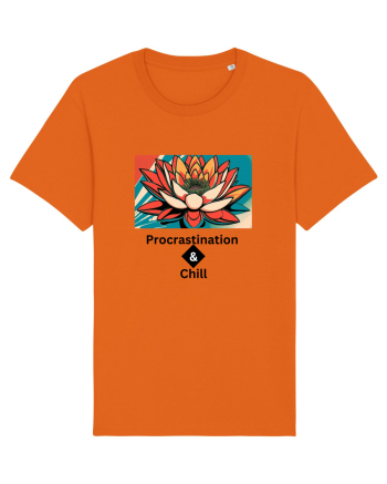 „Procrastination & Chill” Bright Orange