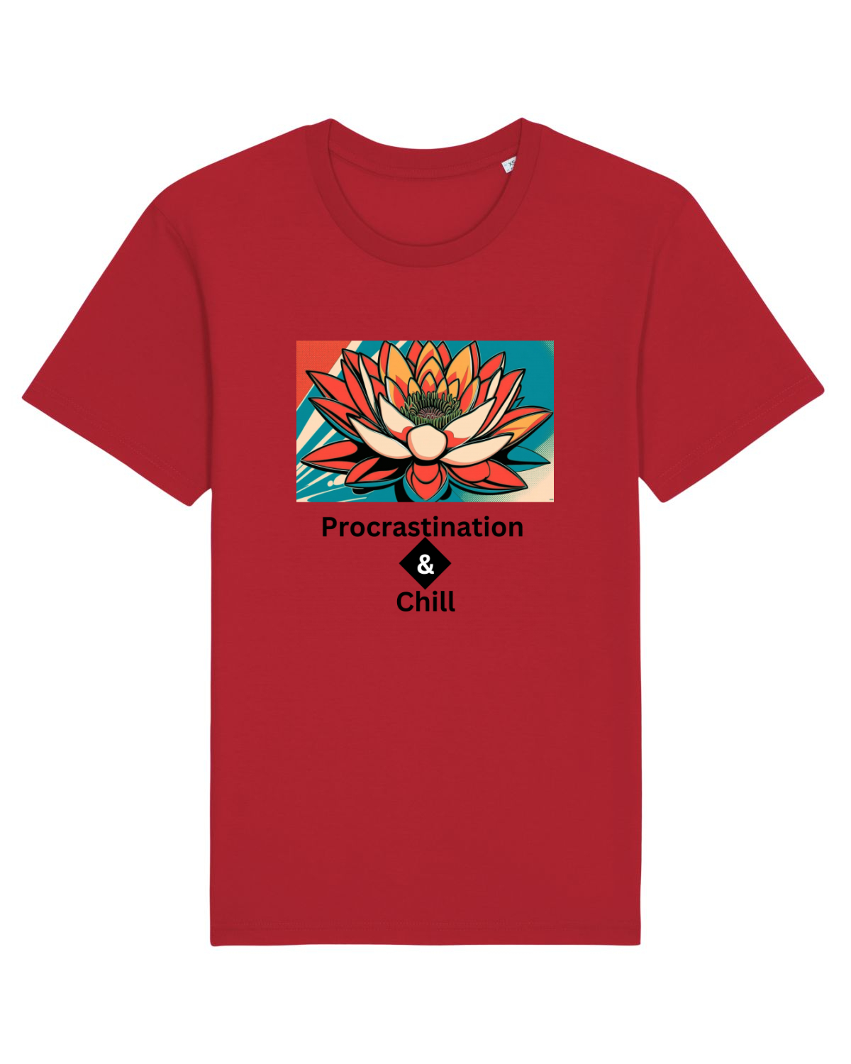 Tricou mânecă scurtă Unisex Rocker Red