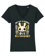 Heal to be yourself Tricou mânecă scurtă guler V Damă Evoker