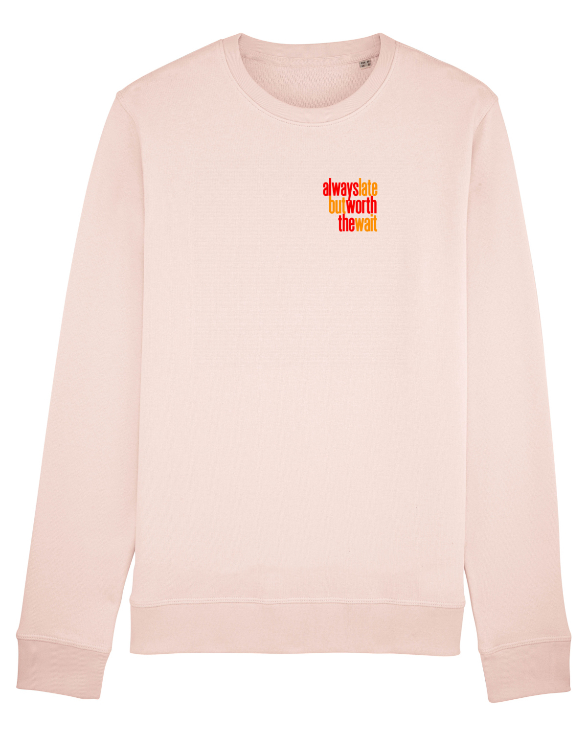 Bluză mânecă lungă Unisex Rise Candy Pink