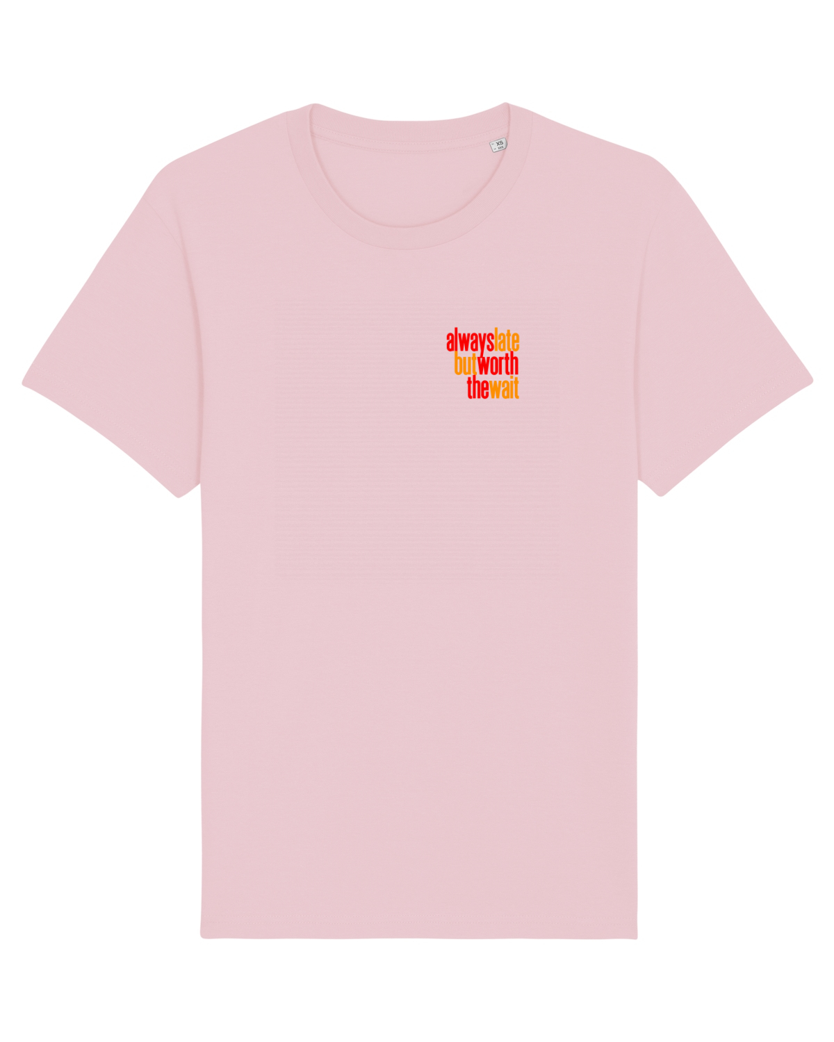 Tricou mânecă scurtă Unisex Rocker Cotton Pink
