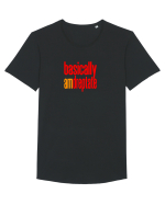 Basically, am dreptate Tricou mânecă scurtă guler larg Bărbat Skater