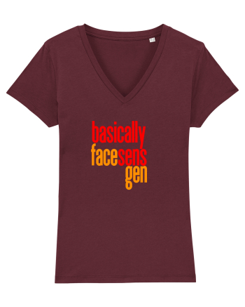Basically, face sens, gen - Pentru atunci cand stapanesti limba romana  Burgundy