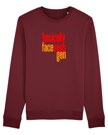 Basically, face sens, gen - Pentru atunci cand stapanesti limba romana  Burgundy