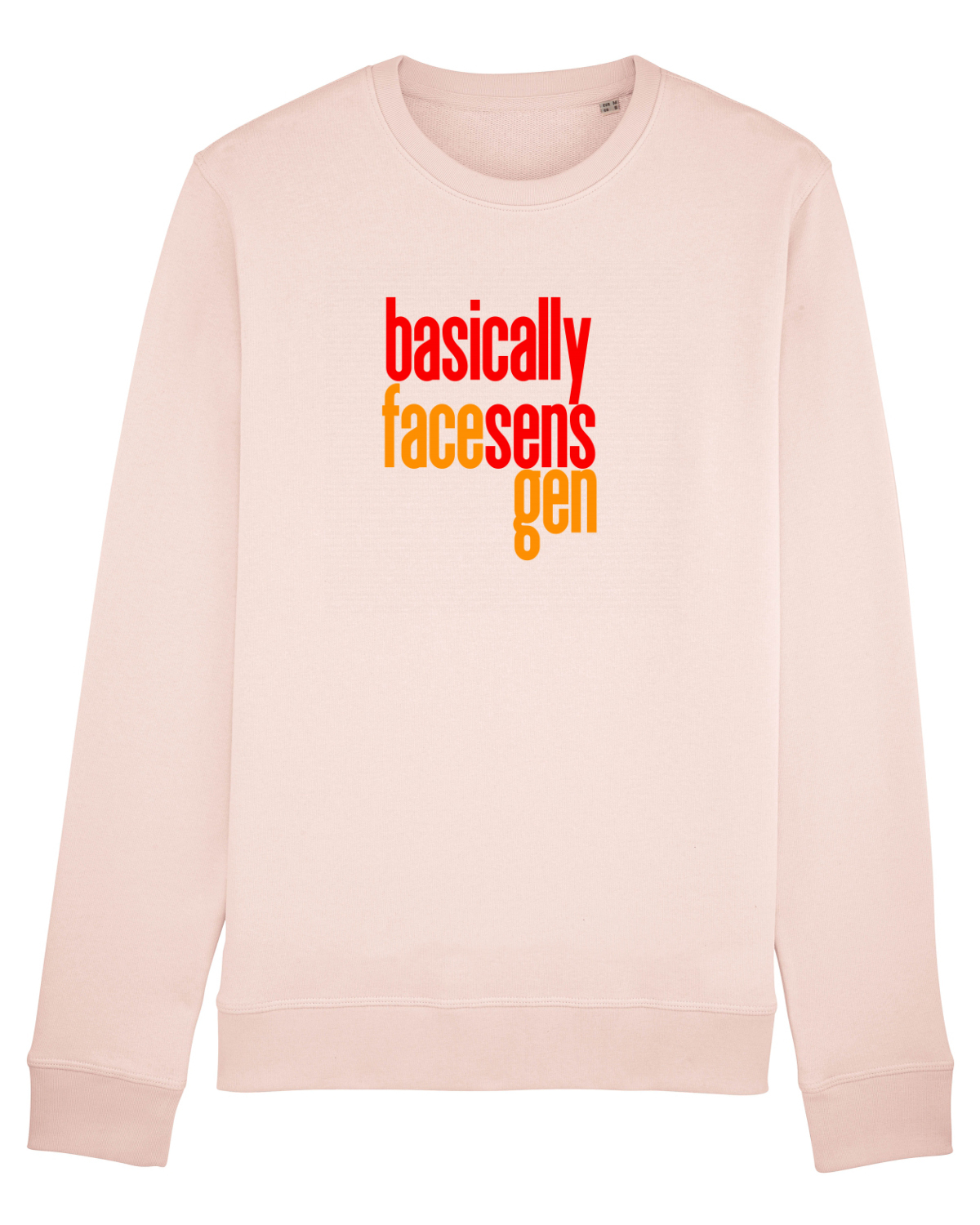 Bluză mânecă lungă Unisex Rise Candy Pink