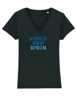 Nu ma dau sef, doar am idei mai bune Tricou mânecă scurtă guler V Damă Evoker
