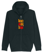 LOC DE DAT CU CAPU` Hanorac cu fermoar Unisex Connector