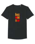 LOC DE DAT CU CAPU` Tricou mânecă scurtă guler larg Bărbat Skater