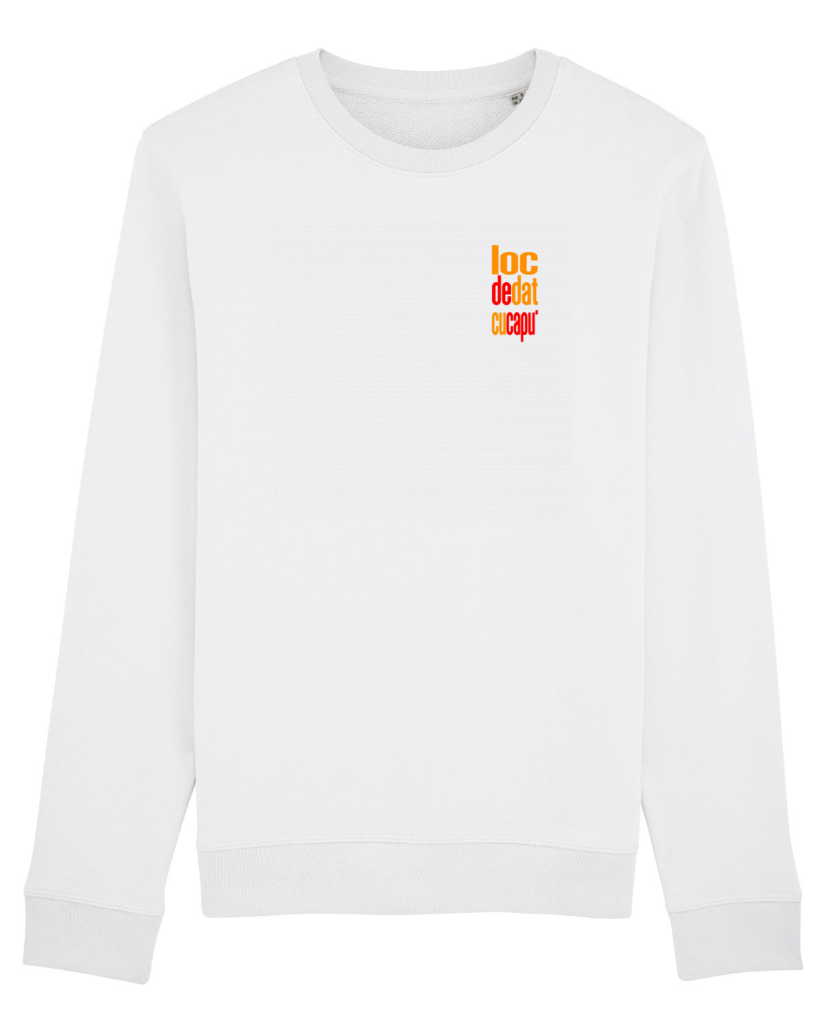 Bluză mânecă lungă Unisex Rise White
