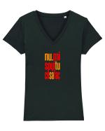 NU-MI SPUI TU CE SA FAC Tricou mânecă scurtă guler V Damă Evoker