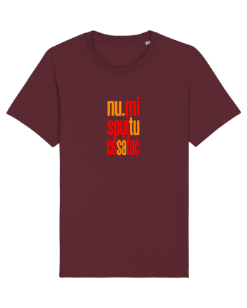 NU-MI SPUI TU CE SA FAC Burgundy
