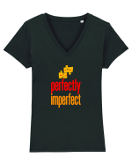 PERFECTLY IMPERFECT 2- PERFECT (A) ASA CUM SUNT  Tricou mânecă scurtă guler V Damă Evoker
