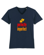 PERFECTLY IMPERFECT 2- PERFECT (A) ASA CUM SUNT  Tricou mânecă scurtă guler V Bărbat Presenter