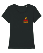 PERFECTLY IMPERFECT 2b- PERFECT (A) ASA CUM SUNT  Tricou mânecă scurtă guler larg fitted Damă Expresser