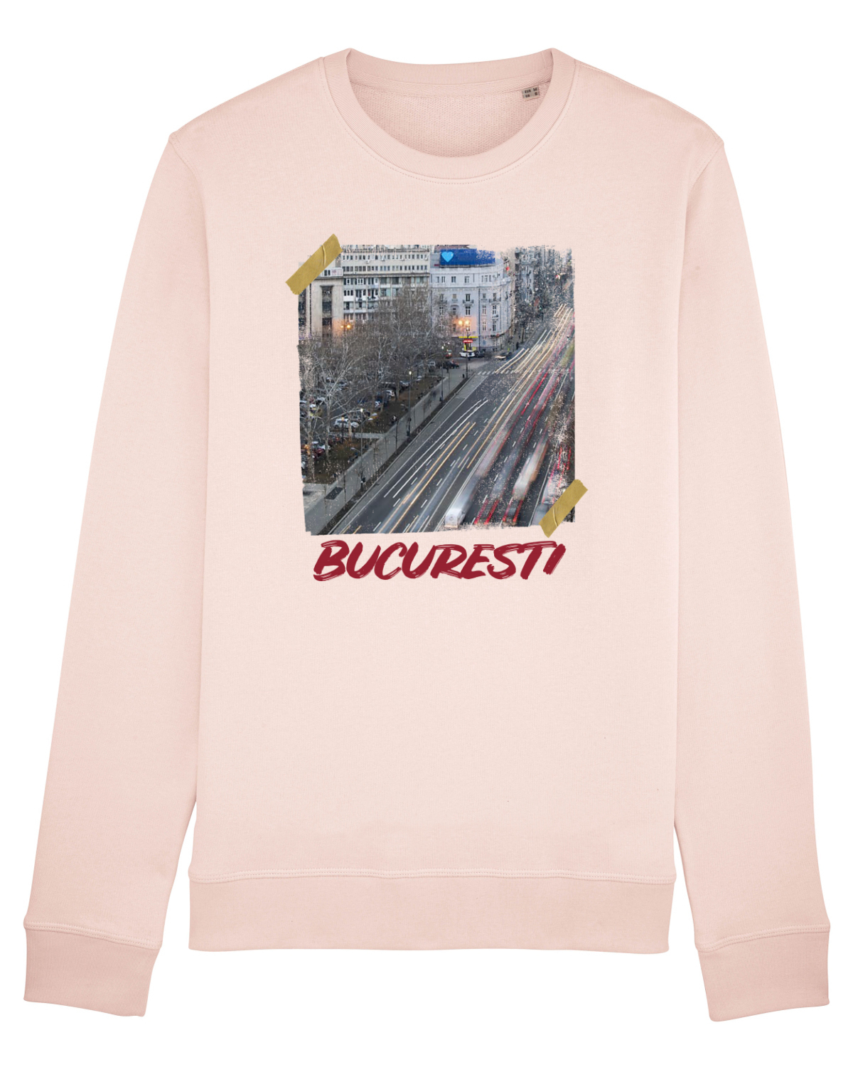 Bluză mânecă lungă Unisex Rise Candy Pink
