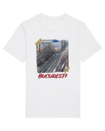 Bucuresti Tricou mânecă scurtă Unisex Rocker
