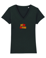 POT, DAR NU VREAU Tricou mânecă scurtă guler V Damă Evoker