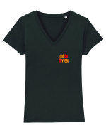 POT, DAR NU VREAU 2 Tricou mânecă scurtă guler V Damă Evoker