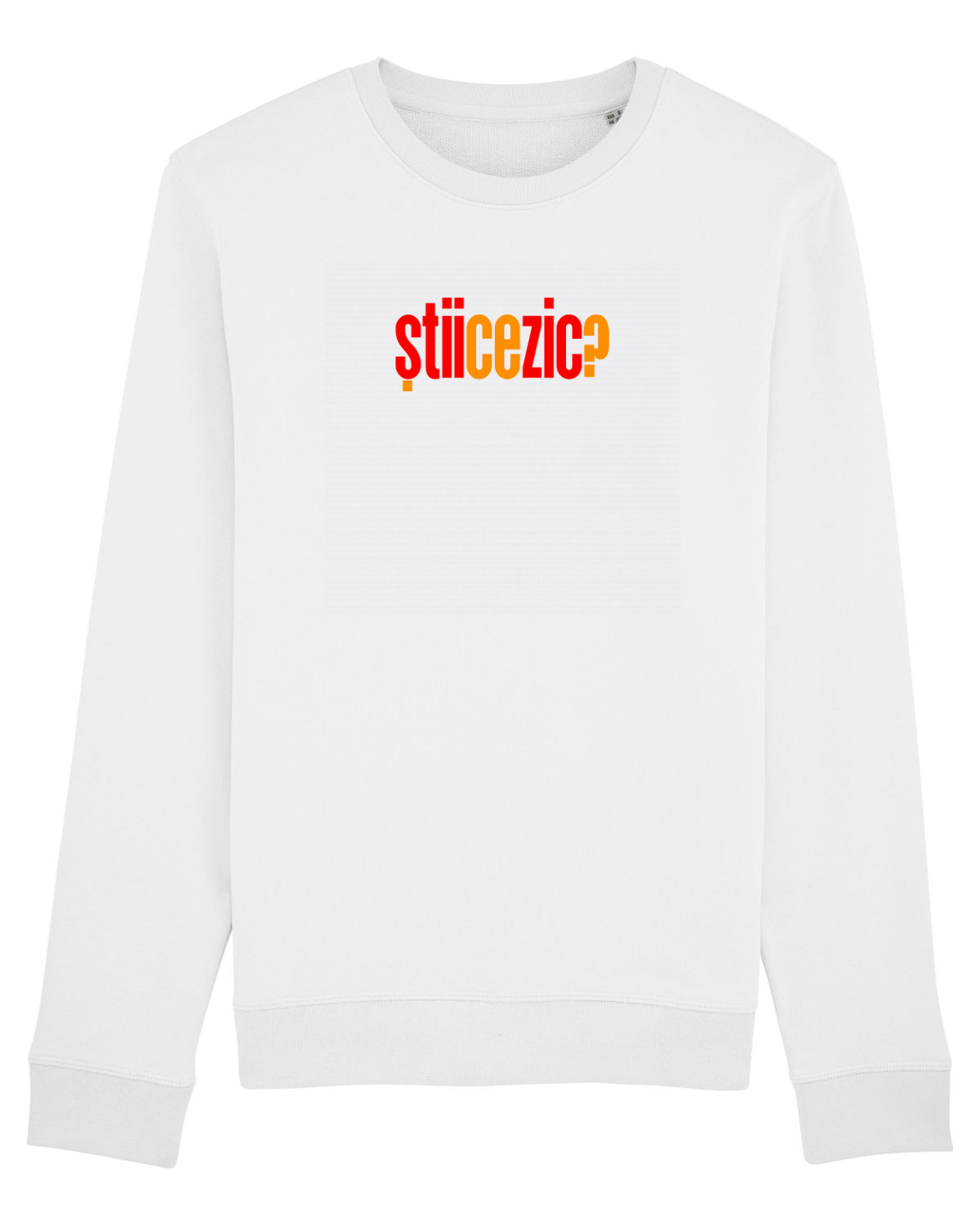 Bluză mânecă lungă Unisex Rise White