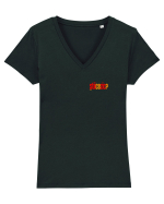 STII CE ZIC? 2 Tricou mânecă scurtă guler V Damă Evoker