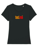TACI, MA! Tricou mânecă scurtă guler larg fitted Damă Expresser
