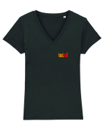 TACI, MA! 2 Tricou mânecă scurtă guler V Damă Evoker