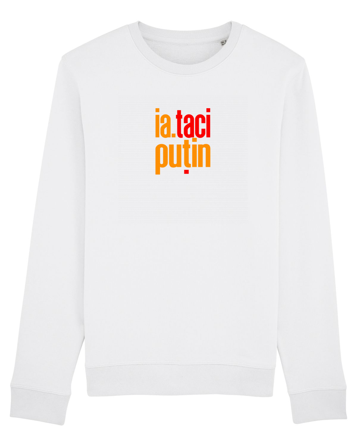 Bluză mânecă lungă Unisex Rise White