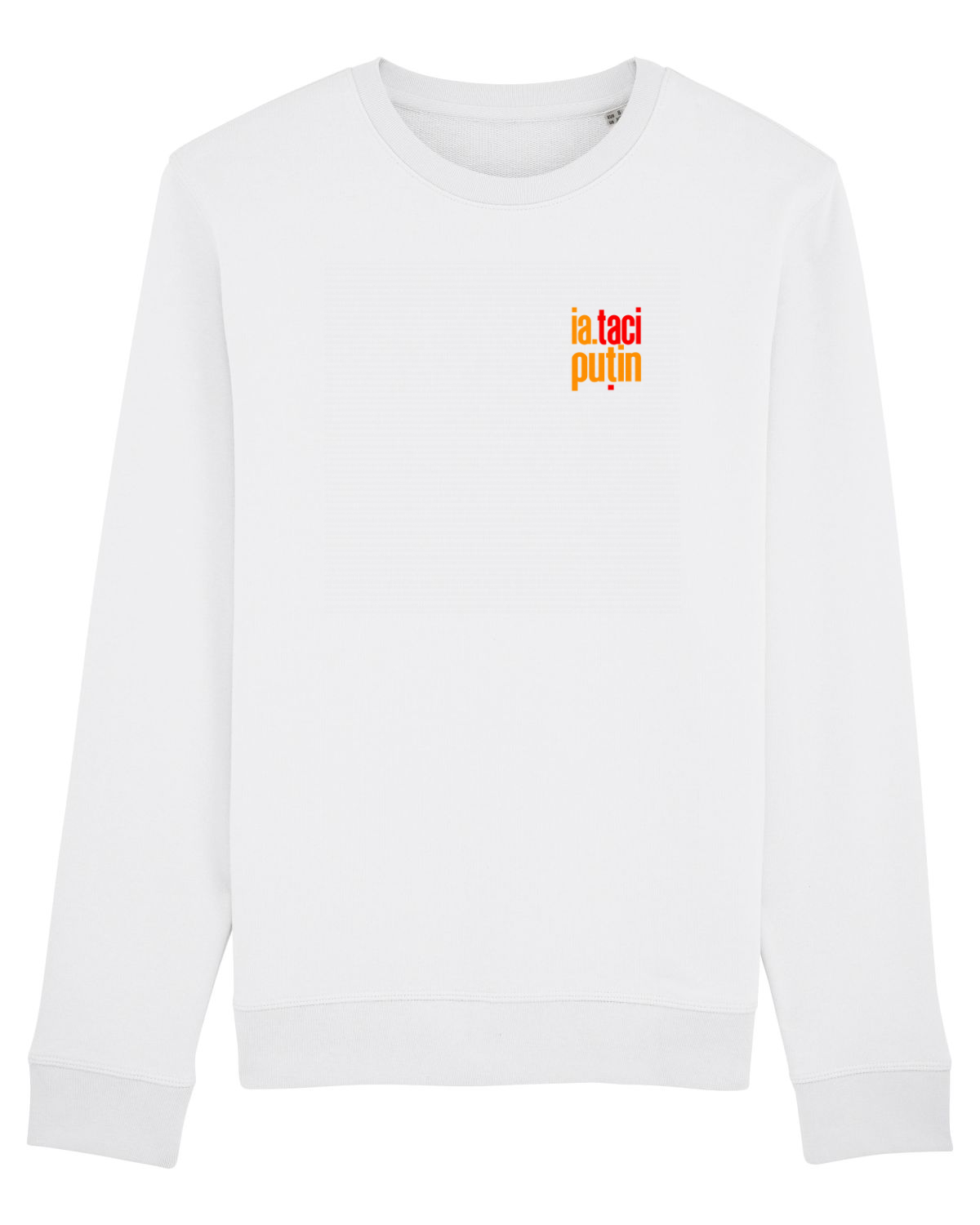 Bluză mânecă lungă Unisex Rise White