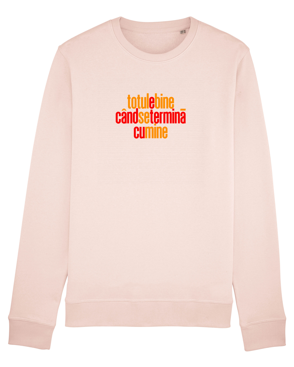 Bluză mânecă lungă Unisex Rise Candy Pink