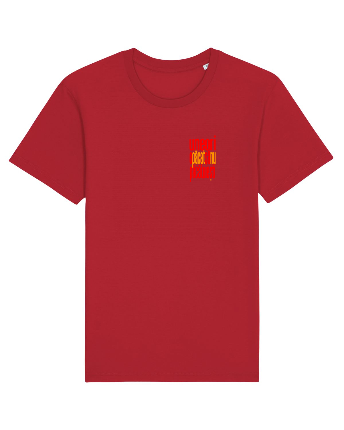 Tricou mânecă scurtă Unisex Rocker Red