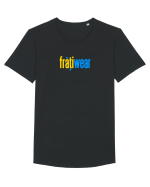 FRATIWEAR Tricou mânecă scurtă guler larg Bărbat Skater