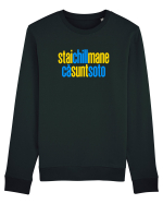STAI CHILL, MANE, CA SUNT SOTO  Bluză mânecă lungă Unisex Rise